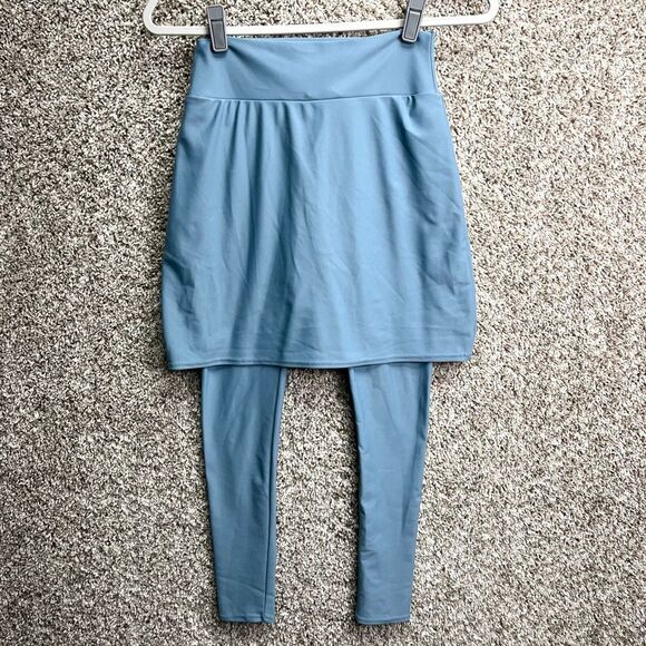 Sweet Lemon Thyme Leggings Women’s Small Blue Athletic Skort with Attached - Picture 1 of 6